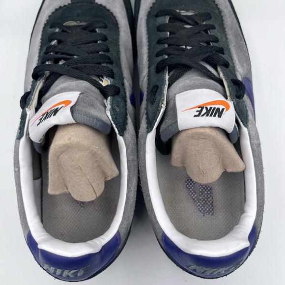 Nike Vintage Suede Sneakers Gray Purple Swoosh Men’s 10 EU 44 - Picture 7 of 13